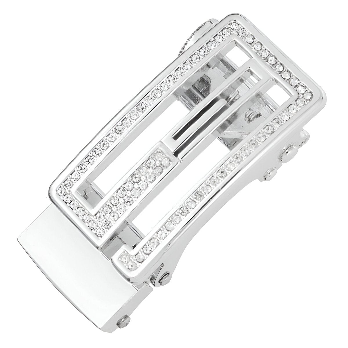 Buckle Of Belt Automatic TO Forme G TO Strass Model Slate by Zictor
