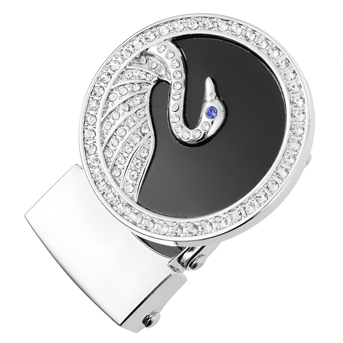 Buckle Of Belt Automatic TO Motif Cygne Model Jordyn by Zictor