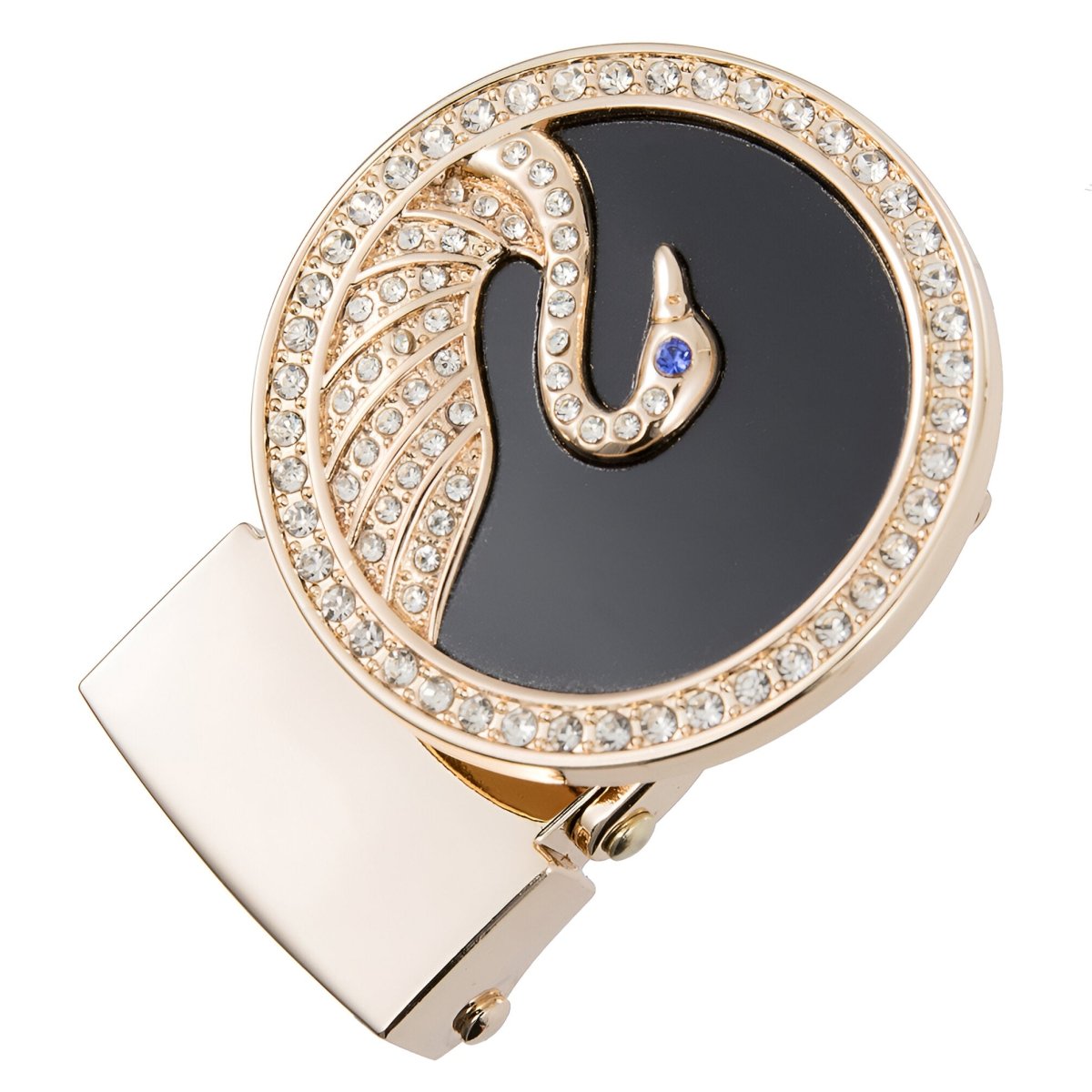 Buckle Of Belt Automatic TO Motif Cygne Model Jordyn by Zictor