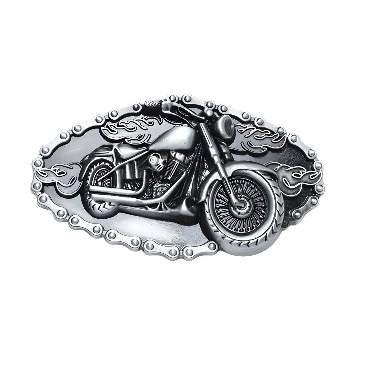 Buckle Of Belt Moto Enflammee Model Nadi by Zictor
