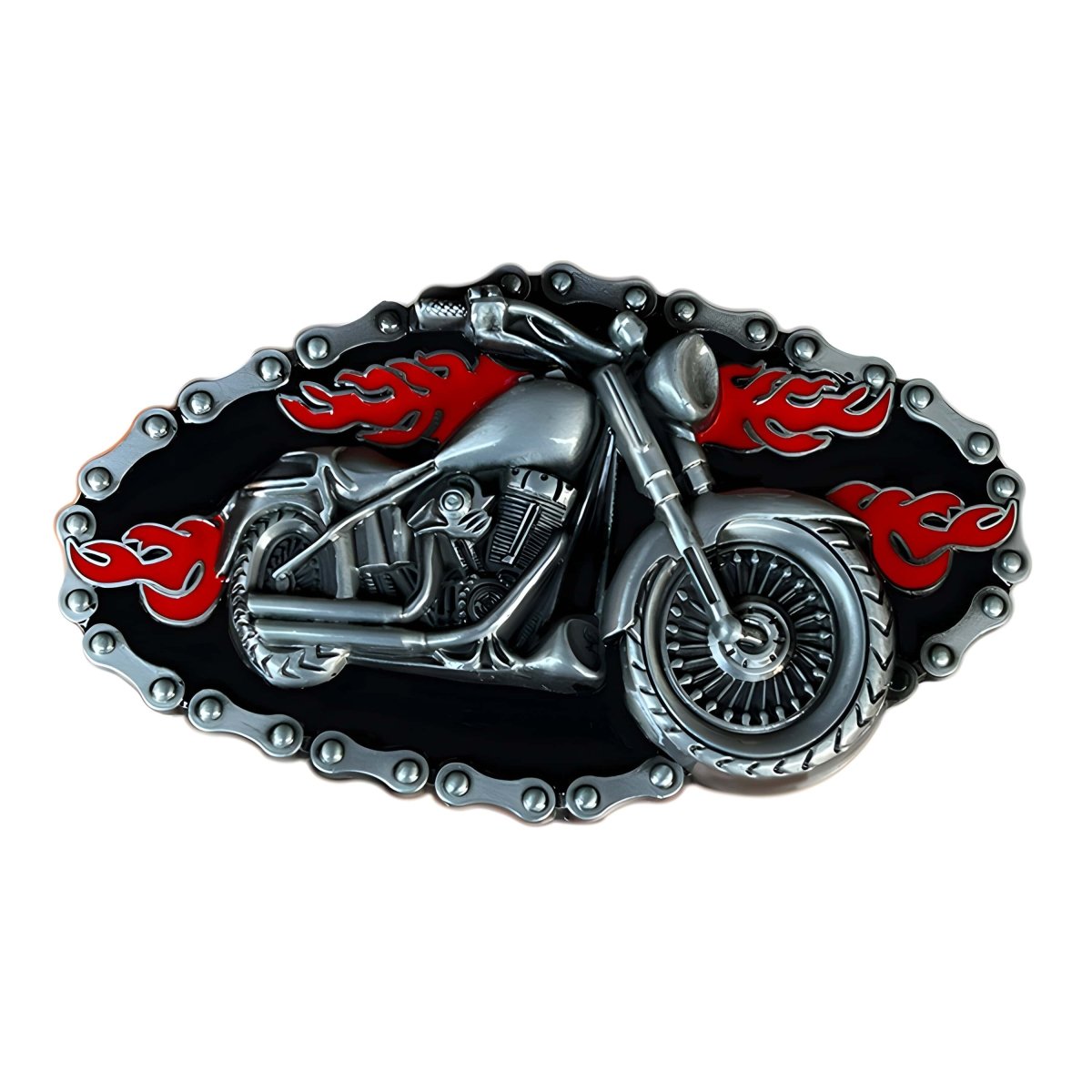 Buckle Of Belt Moto Enflammee Model Nadi by Zictor