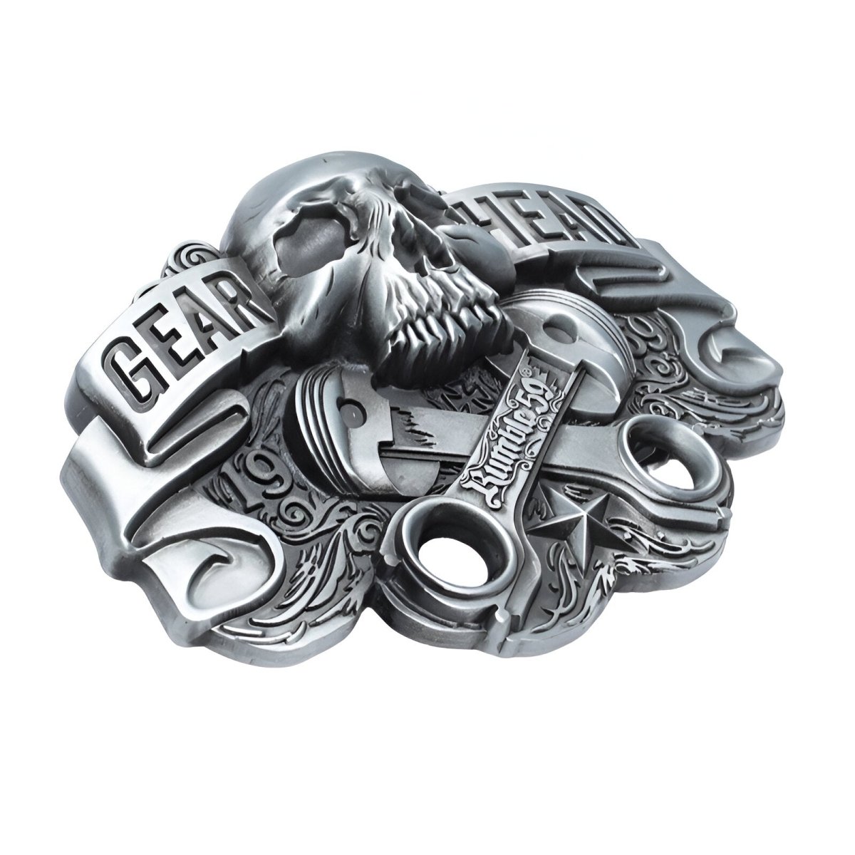 Buckle of belt Moto, "Gear Head" mécanique, model colby by Zictor
