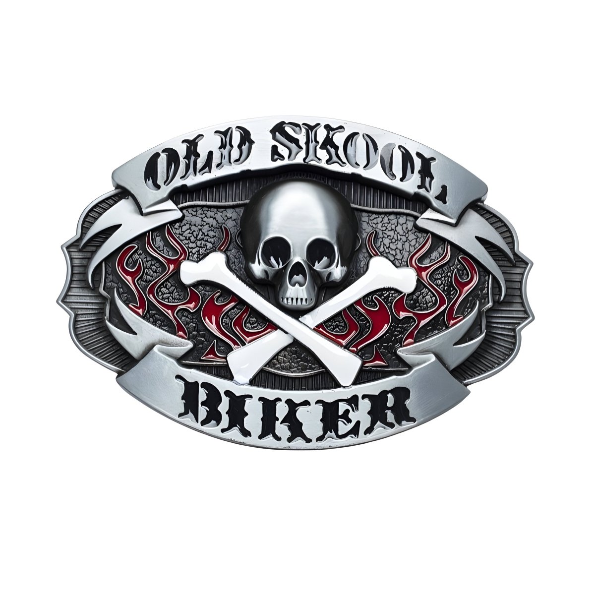 Buckle Of Belt Moto Old Skool Biker Model Ever by Zictor