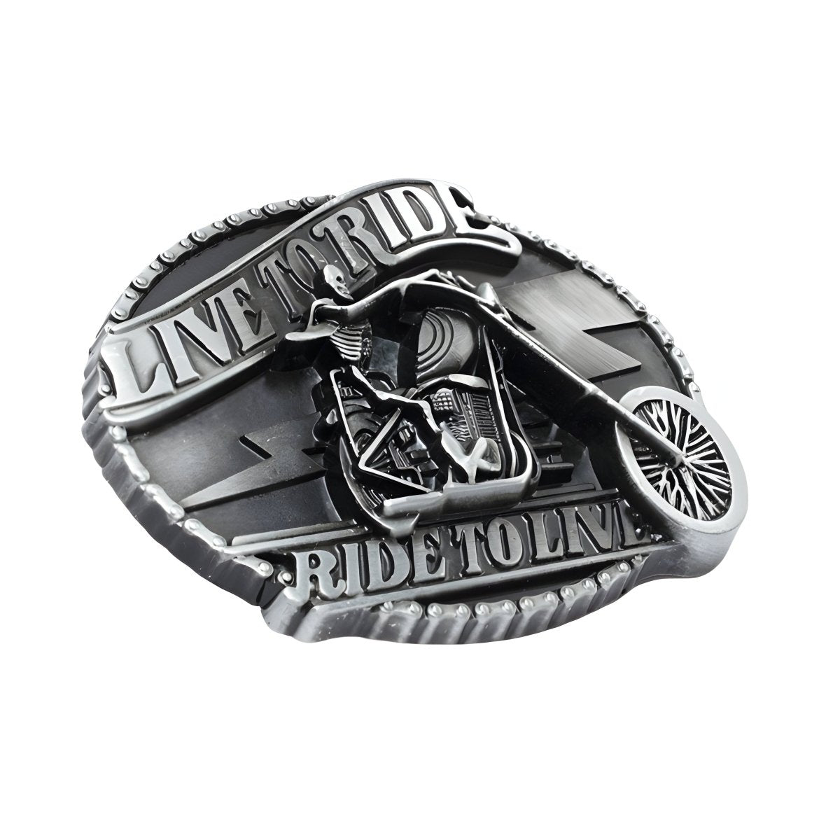 Buckle Of Belt Squelette Sur Moto Model Kendry by Zictor