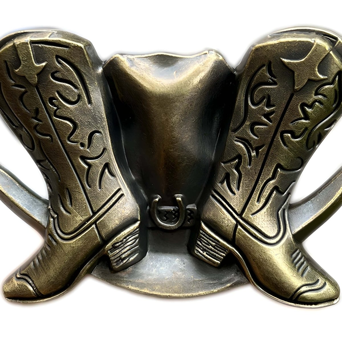 Buckle Of Belt Western Chapeau And Bottes Model Matis by Zictor
