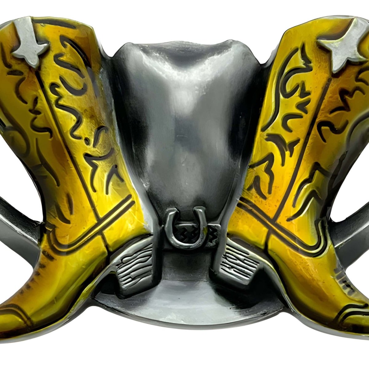 Buckle Of Belt Western Chapeau And Bottes Model Matis by Zictor
