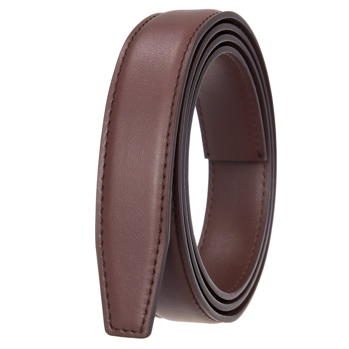 Strap of belt 2.4 cm, in leather, for buckles auBerkeRayyanyatiques, for women, model Jisoo - Zictor