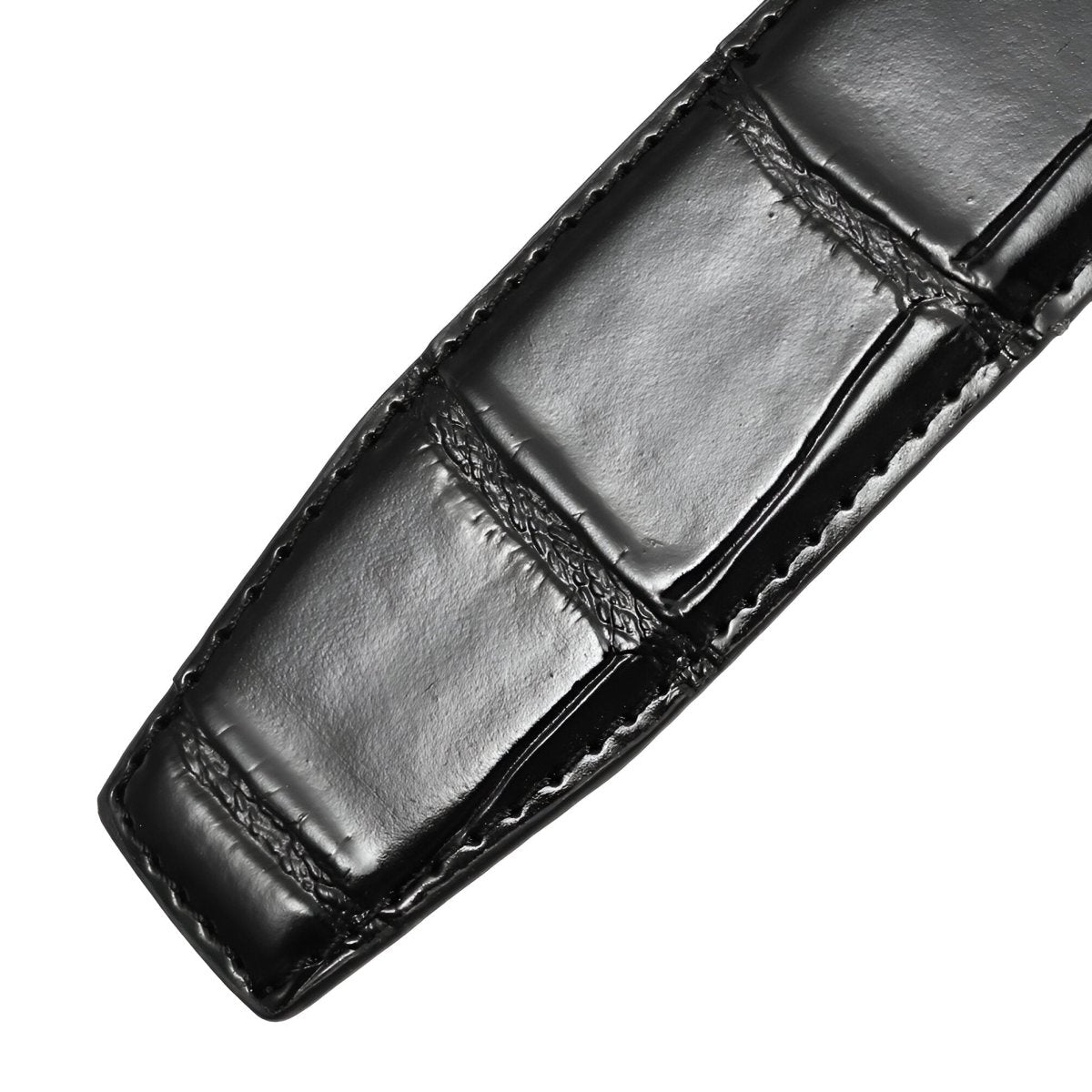 Strap Of Belt 3 4 Cm In Leather For Buckles Prongs Aspect Crocodile Model Mica by Zictor