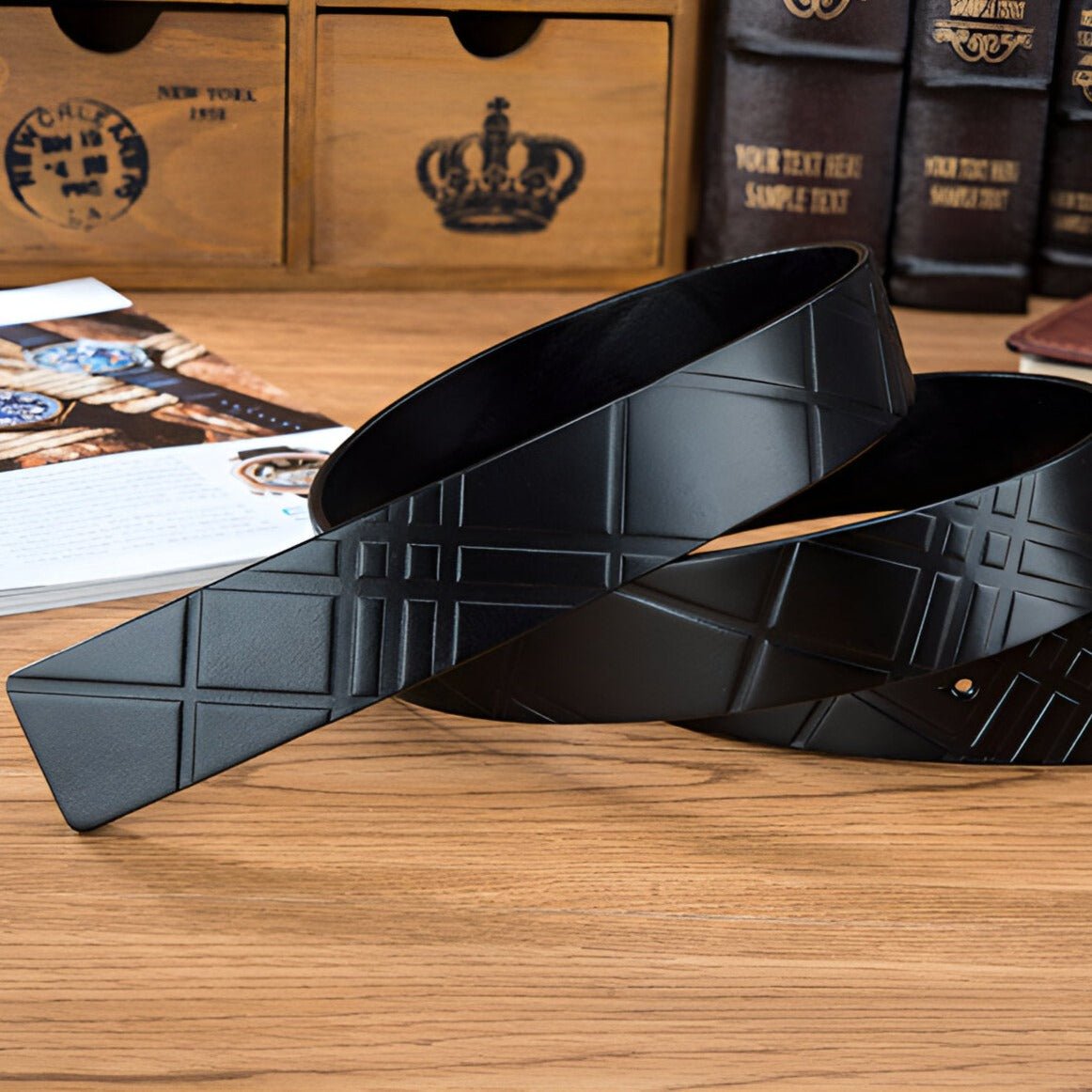 Strap Of Belt 3 4 Cm In Leather For Buckles Prongs Texture Model Fable by Zictor