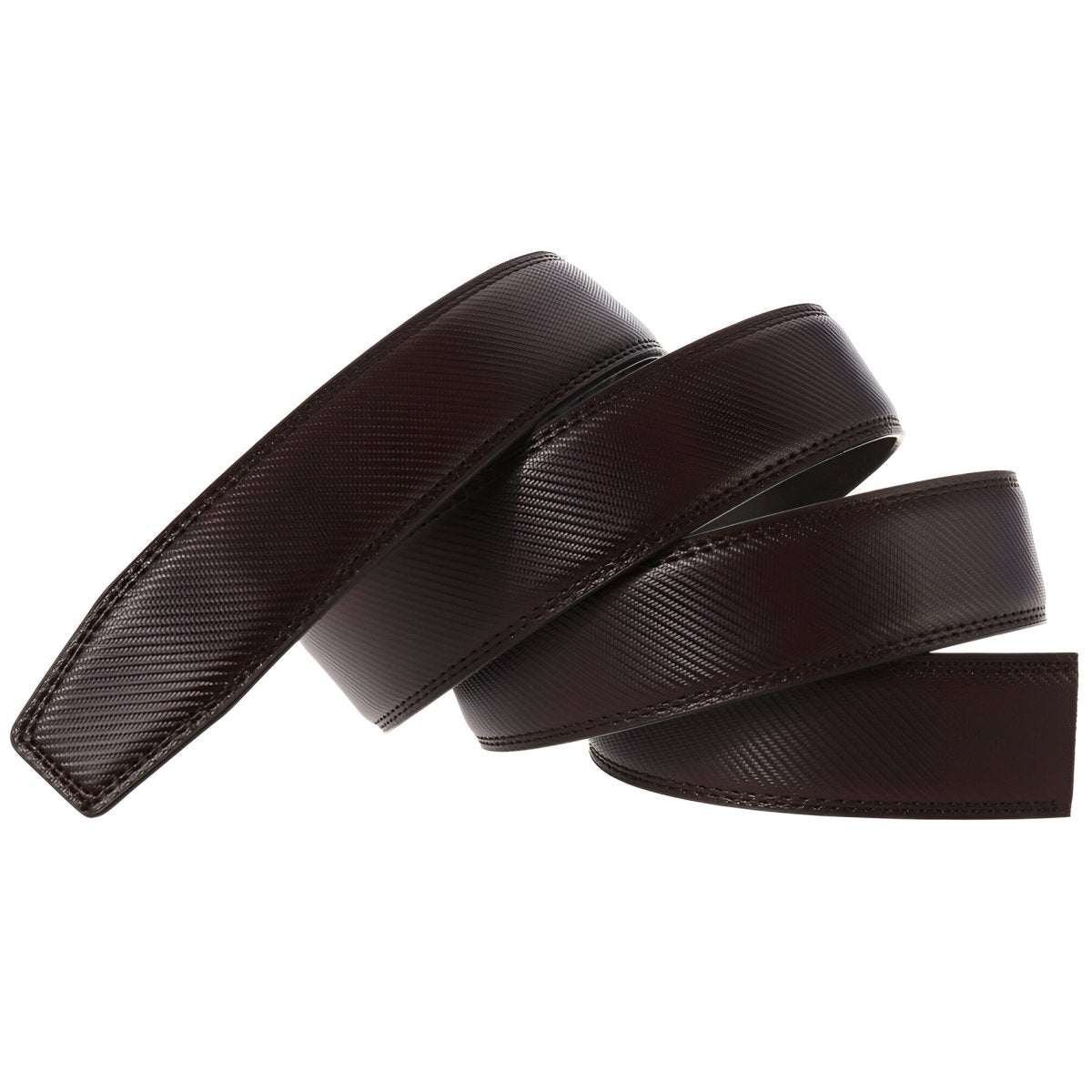 Strap Of Belt 3 5 Cm In Leather Aspect Raye For Buckles Automatic Model Beryl by Zictor