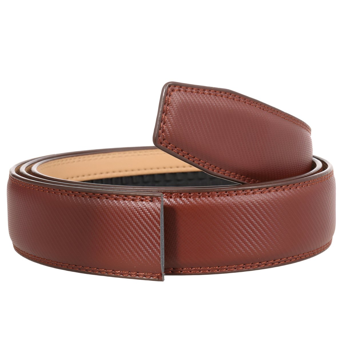 Strap Of Belt 3 5 Cm In Leather Aspect Raye For Buckles Automatic Model Beryl by Zictor