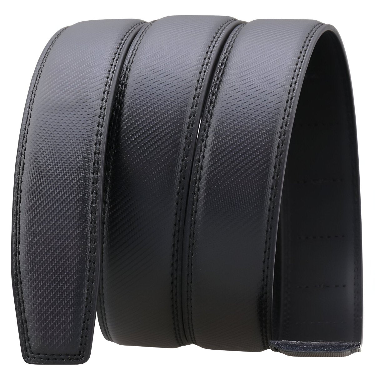 Strap Of Belt 3 5 Cm In Leather Aspect Raye For Buckles Automatic Model Beryl by Zictor