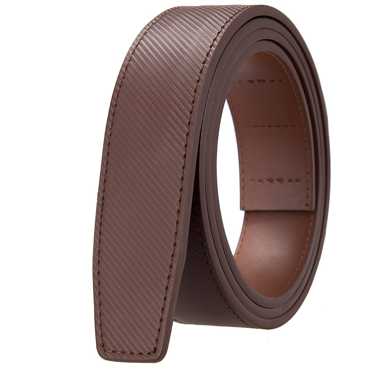 Strap of belt 3.5 cm, in leather, aspect Simrané, for buckles auBerkeRayyanyatiques, model Arsène - Zictor