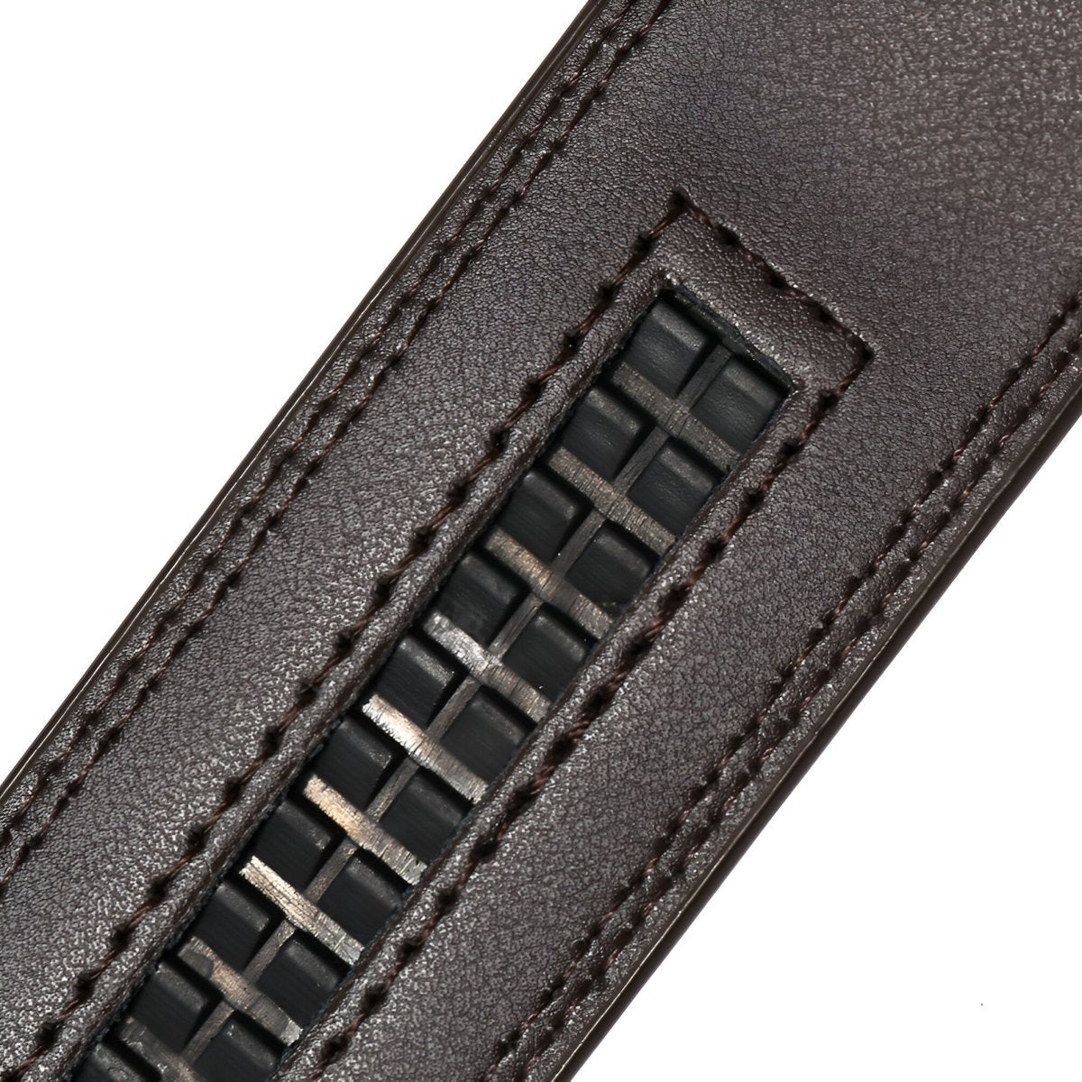 Strap Of Belt 3 5 Cm In Leather Aspect Raye For Buckles Automatic Model Beryl by Zictor