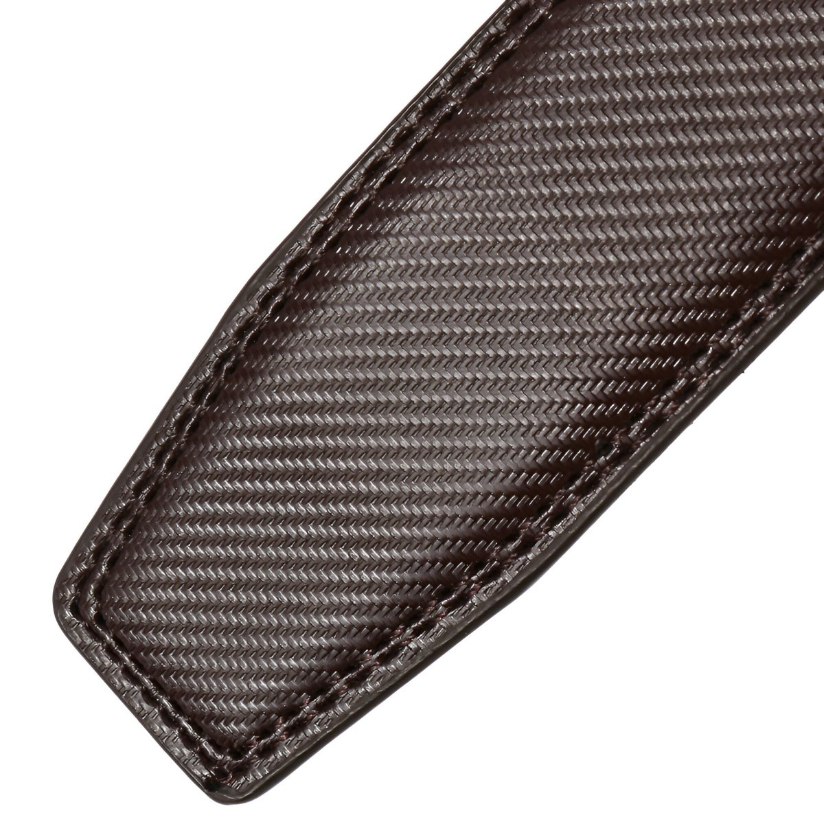 Strap Of Belt 3 5 Cm In Leather Aspect Raye For Buckles Automatic Model Beryl by Zictor