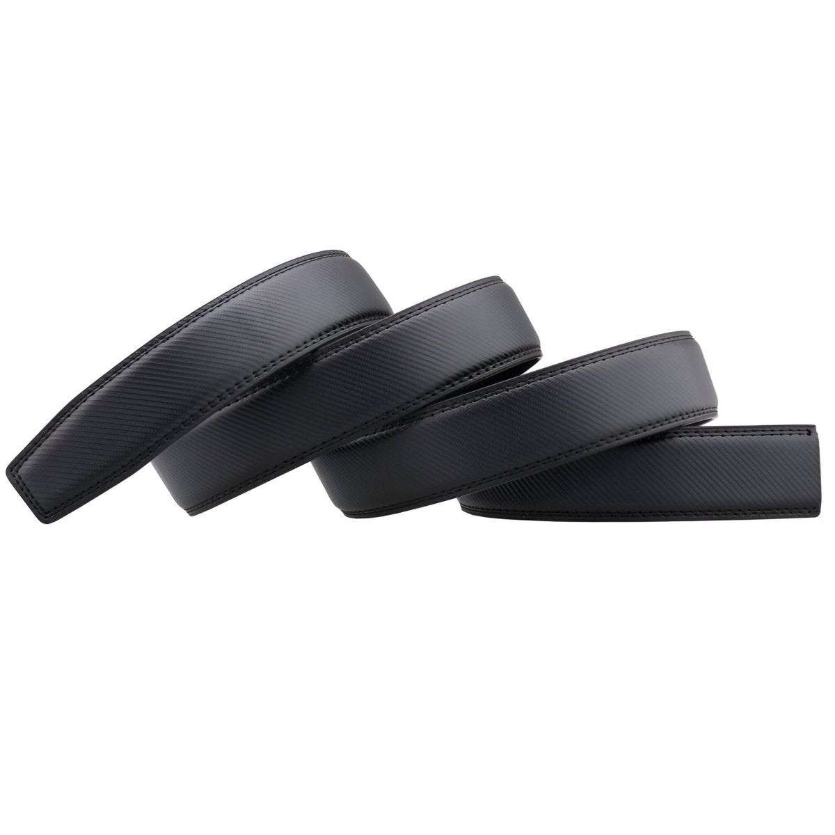 Strap Of Belt 3 5 Cm In Leather Aspect Raye For Buckles Automatic Model Beryl by Zictor