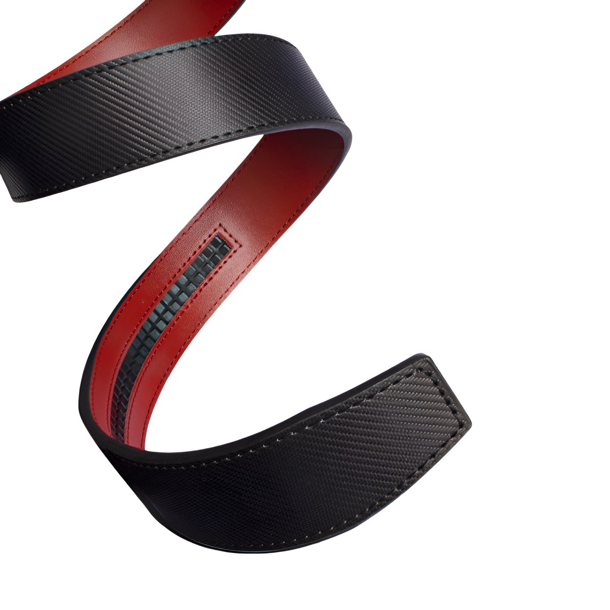 Strap Of Belt 3 5 Cm In Leather Aspect Rayee For Buckles Automatic Model Scout by Zictor