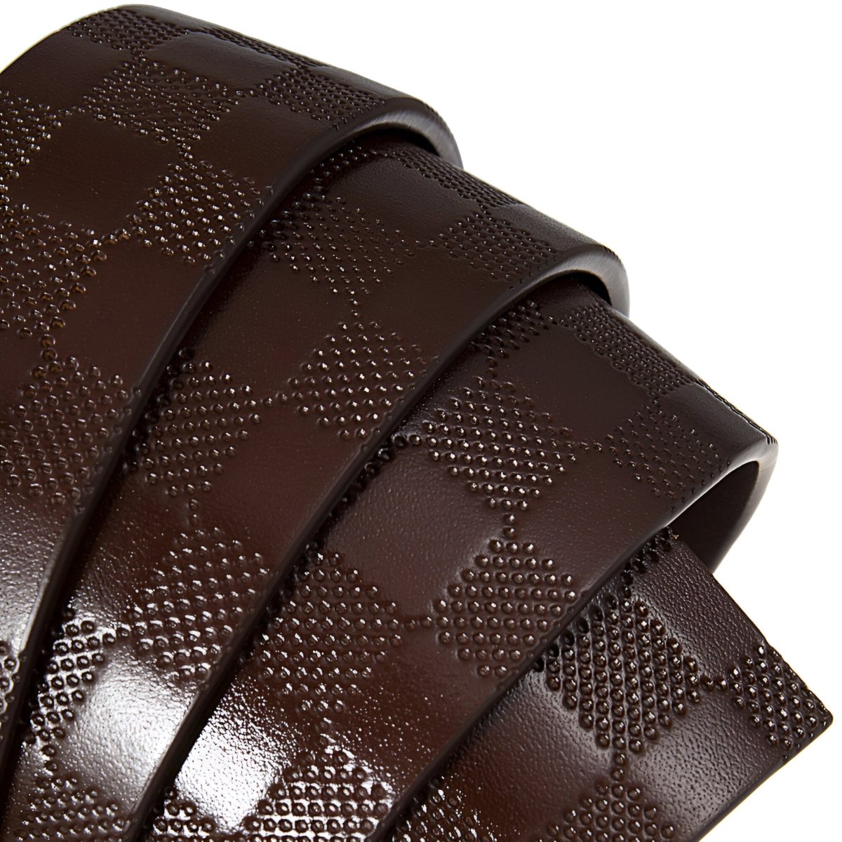 Strap Of Belt 3 5 Cm In Leather Aspect Damier For Buckles Automatic Model Finnley by Zictor