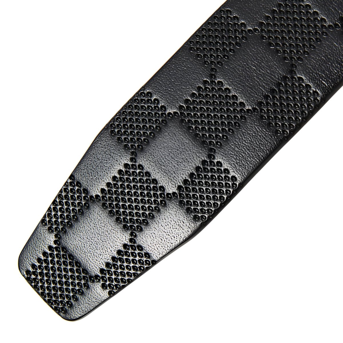 Strap Of Belt 3 5 Cm In Leather Aspect Damier For Buckles Automatic Model Finnley by Zictor