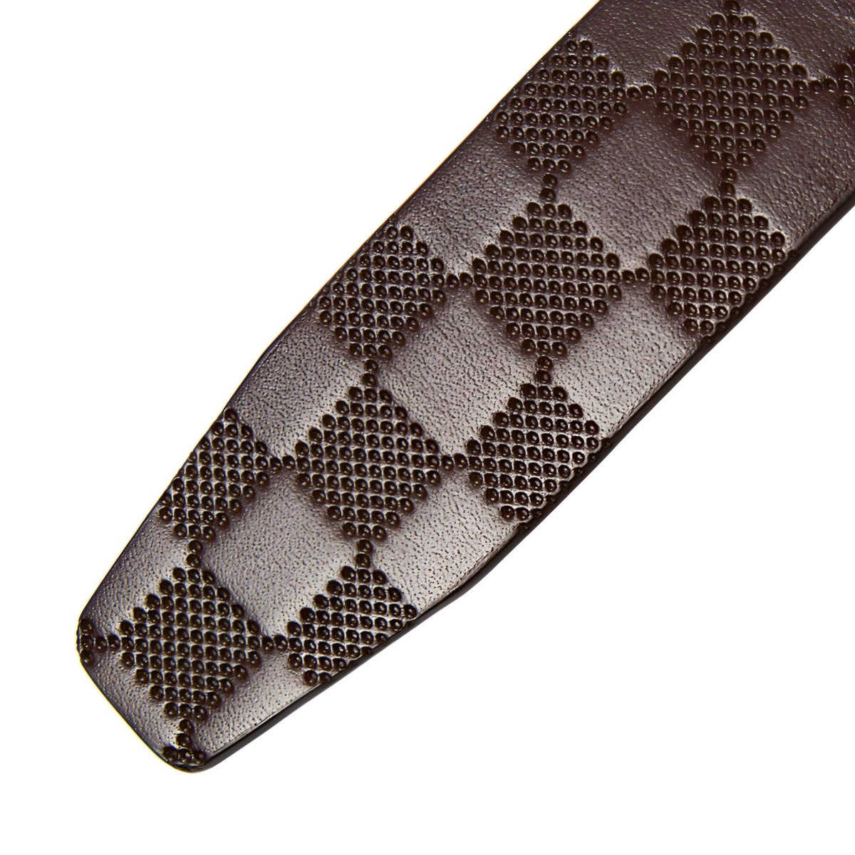 Strap Of Belt 3 5 Cm In Leather Aspect Damier For Buckles Automatic Model Finnley by Zictor