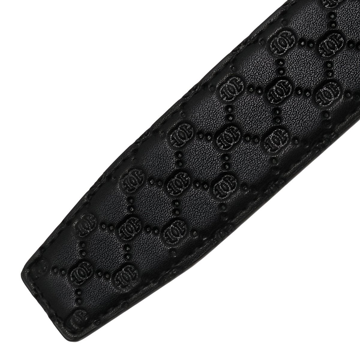 Strap Of Belt 3 5 Cm In Leather Aspect Matelasse For Buckles Automatic Model Denim by Zictor
