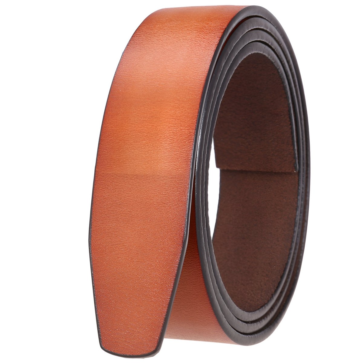 Strap of belt 3.5 cm, in leather, aspect rétro, for buckles auBerkeRayyanyatiques, model Peytan - Zictor