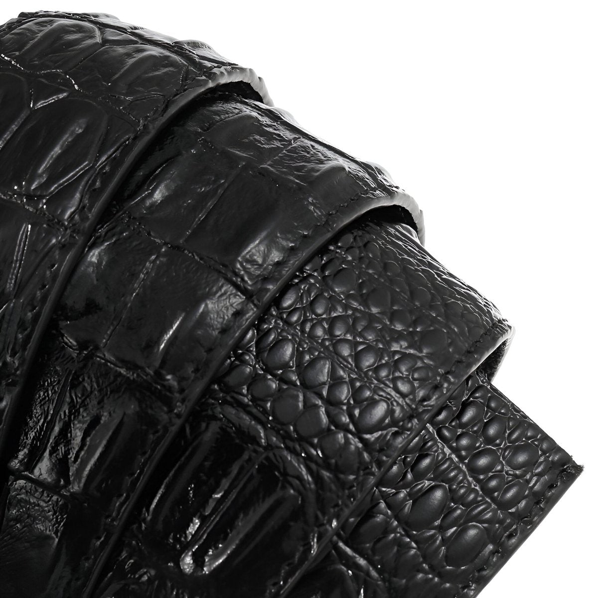 Strap Of Belt 3 5 Cm In Leather Aspect Serpent For Buckles Automatic Model Sailor by Zictor