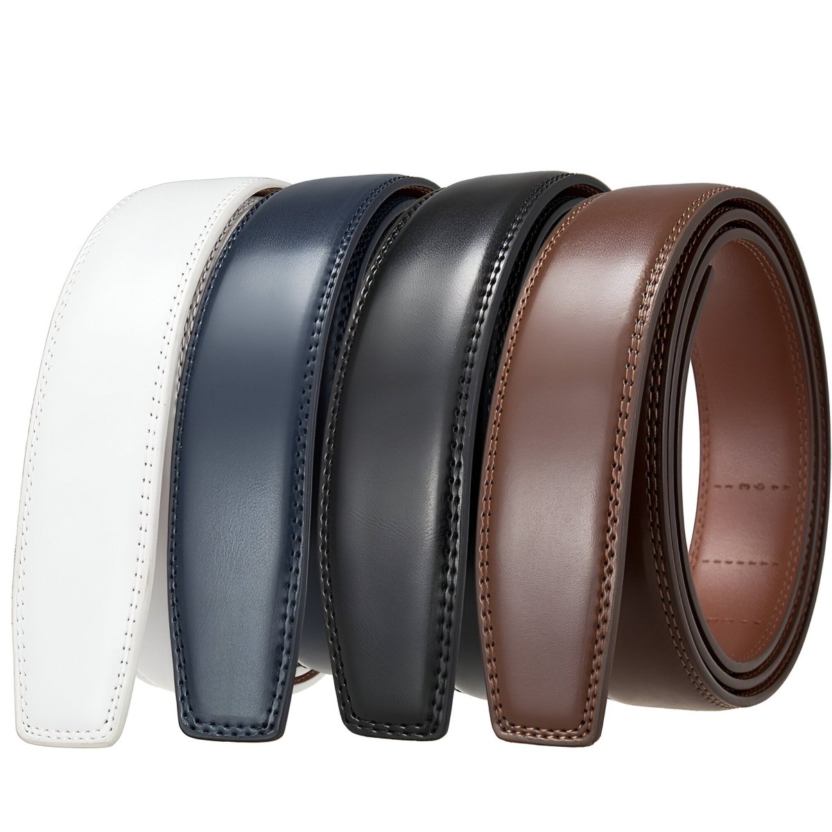 Strap Of Belt 3 5 Cm In Leather For Buckles Automatic Model Robine by Zictor