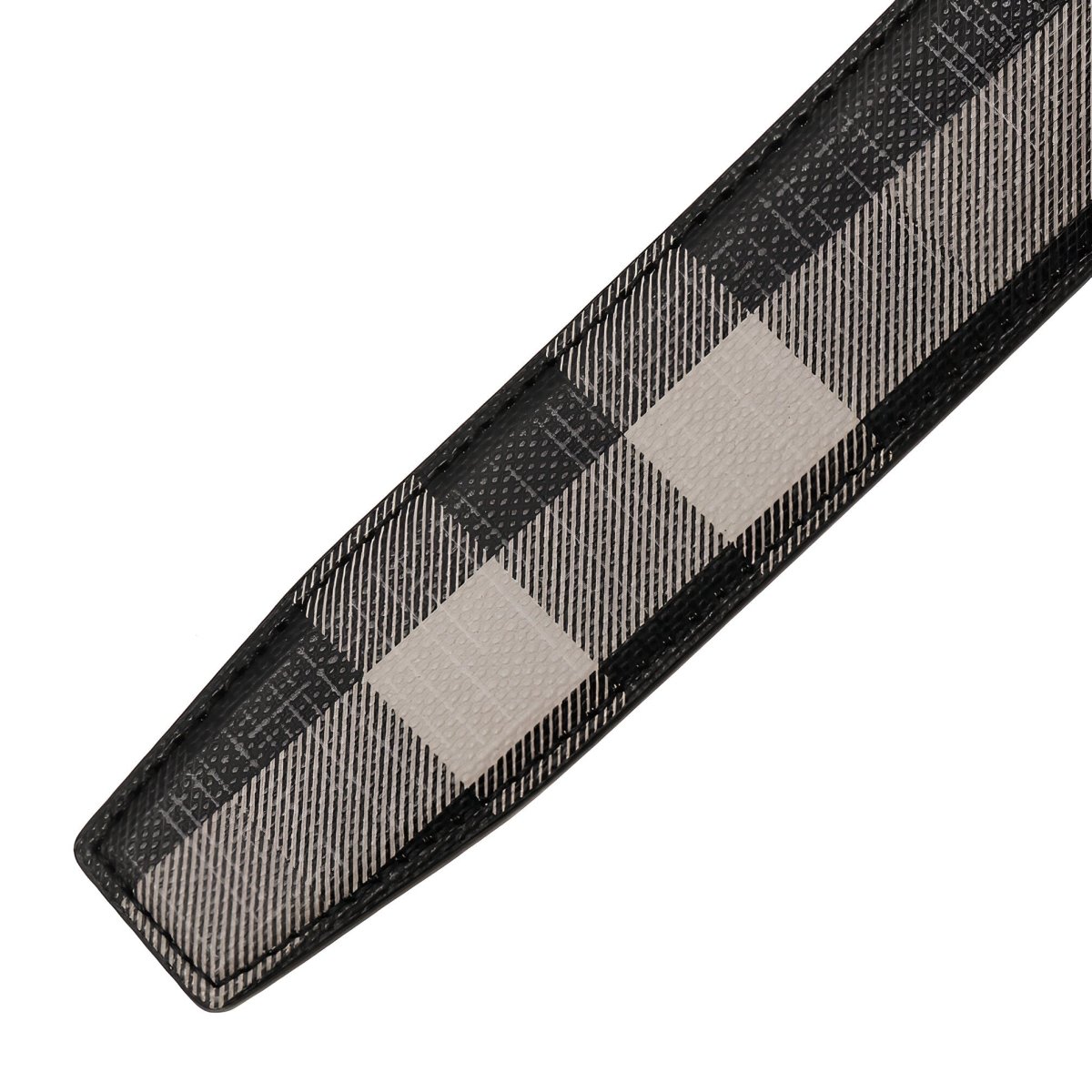 Strap Of Belt 3 5 Cm In Leather TO Carreaux For Buckles Automatic Model Reed by Zictor