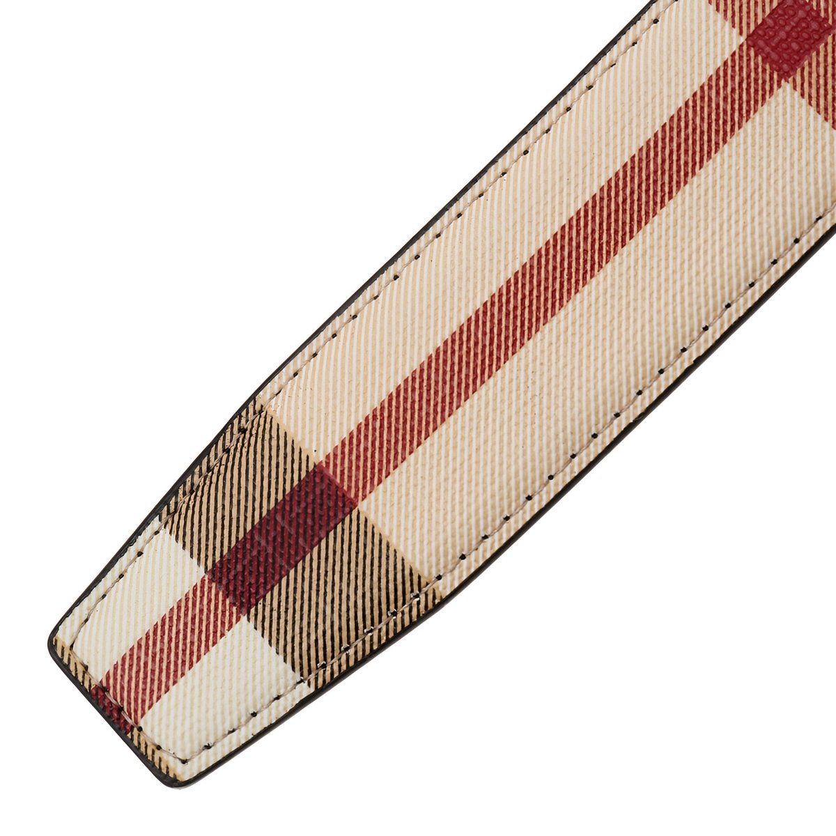 Strap Of Belt 3 5 Cm In Leather TO Carreaux For Buckles Automatic Model Reed by Zictor