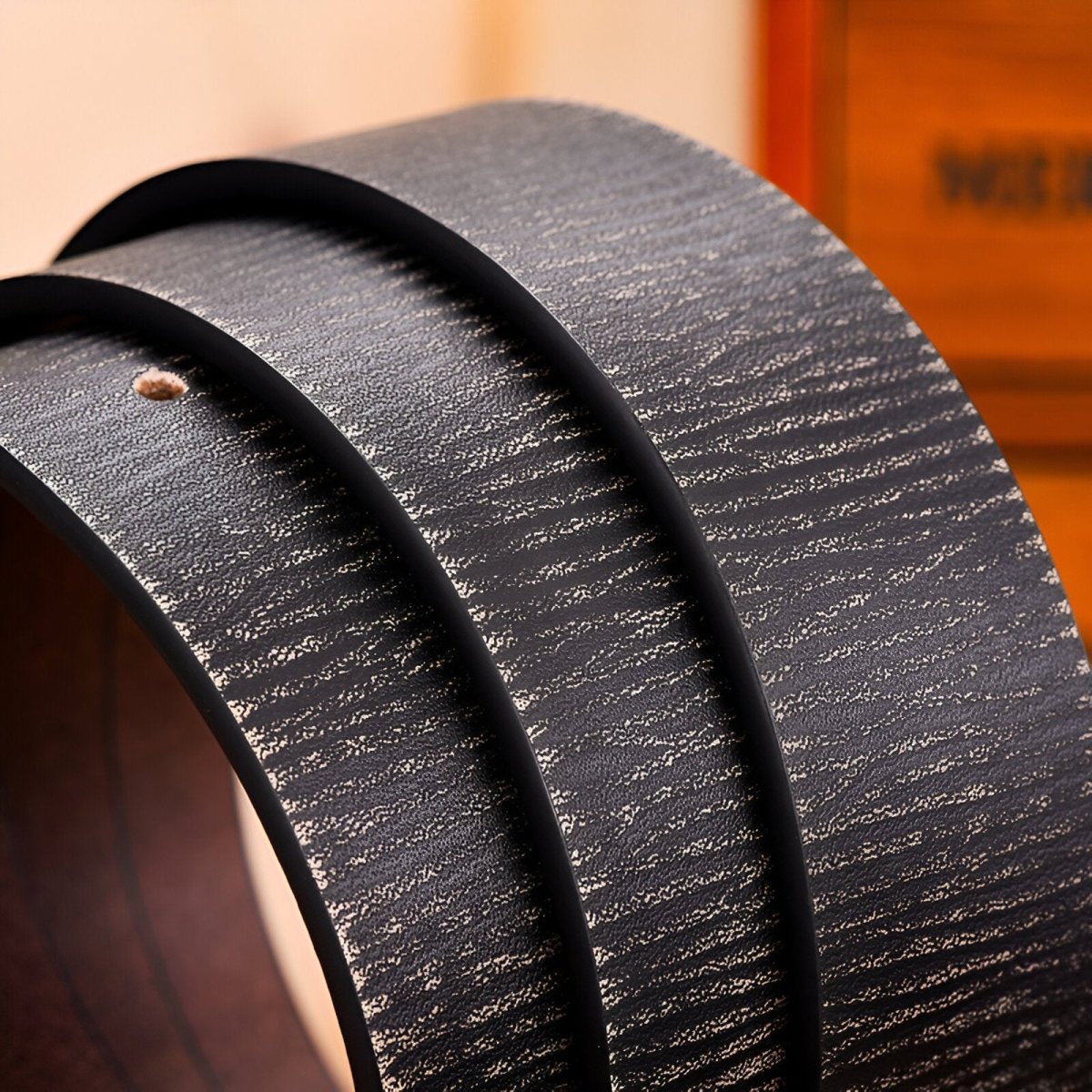 Strap Of Belt 3 8 Cm In Leather For Buckles Interchangeables Aspect Use Model Linh by Zictor