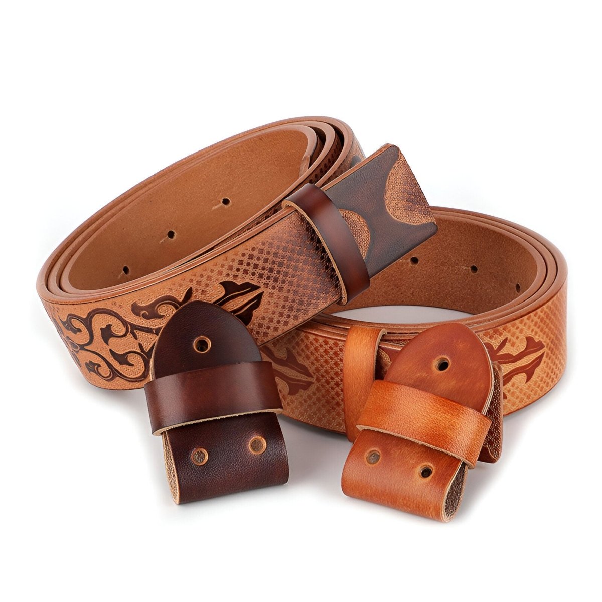 Strap Of Belt 3 8 Cm In Leather Pleine Fleur For Buckles Interchangeables Model Adrian by Zictor