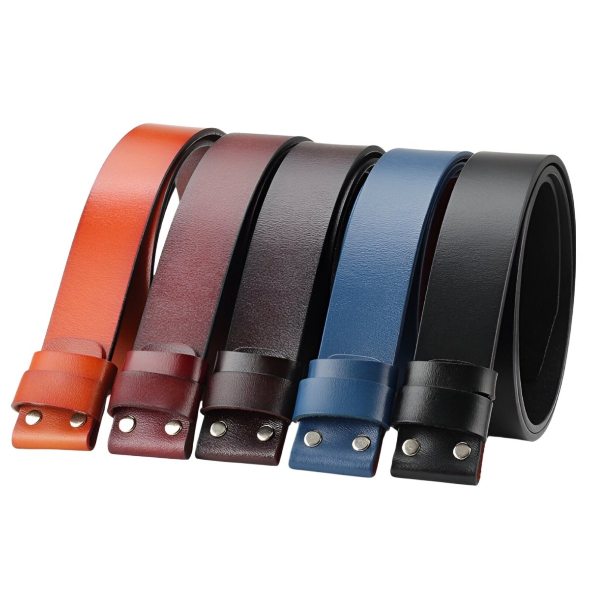 Strap Of Belt Uni In Leather For Buckles Interchangeables Andy by Zictor