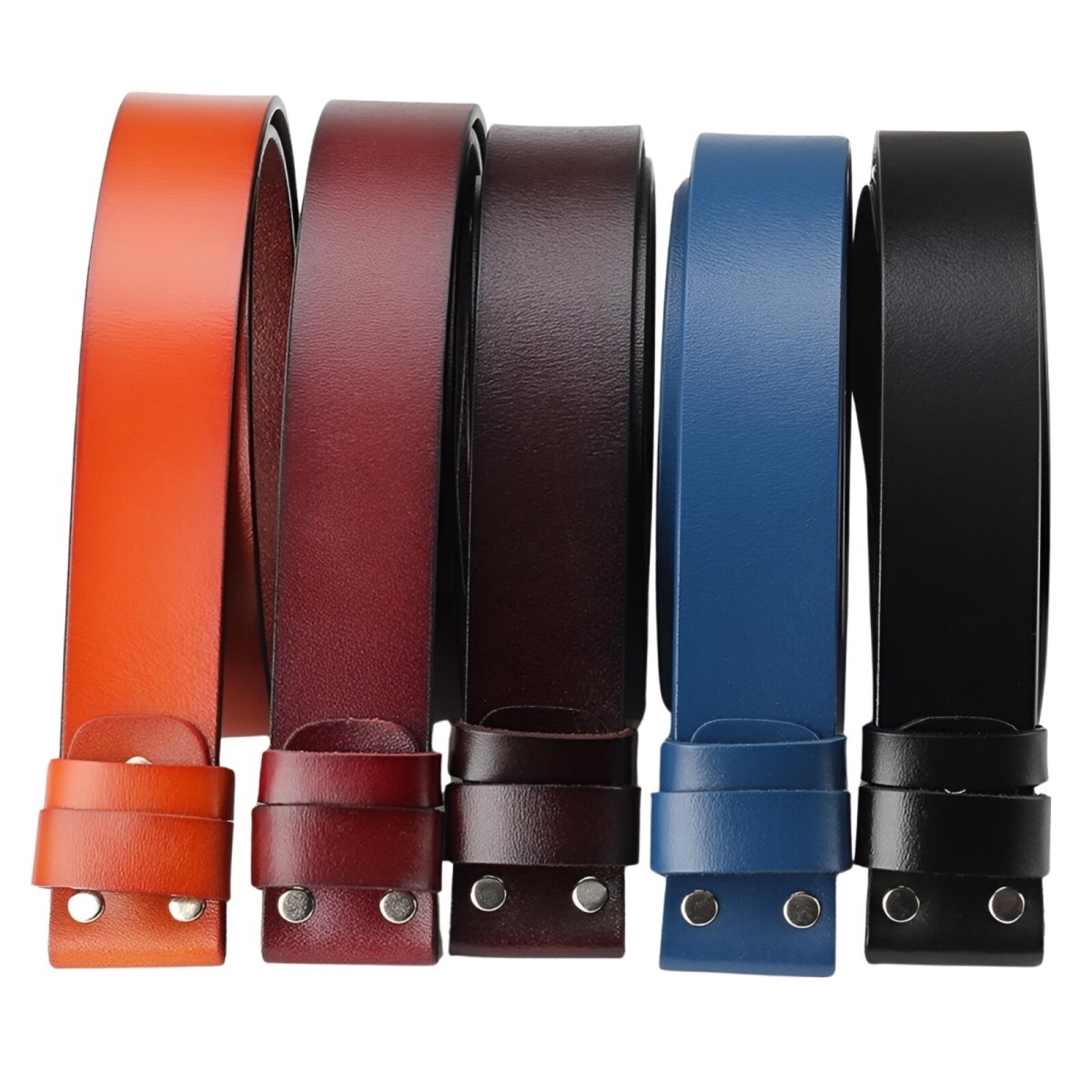Strap Of Belt Uni In Leather For Buckles Interchangeables Andy by Zictor