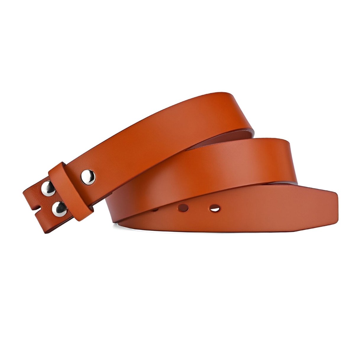 Strap Of Belt 3 8 Cm In Leather Uni Fixation Par Boutons Pression For Buckles Interchangeables Model Dakotah by Zictor