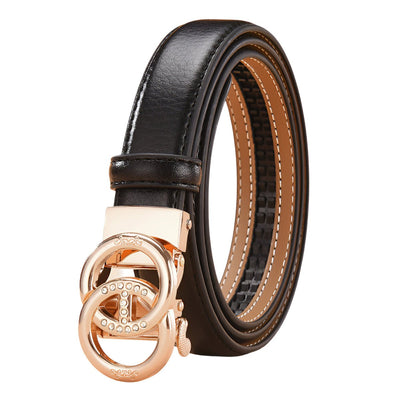Belt With Double Ring Buckle - Model Kellie