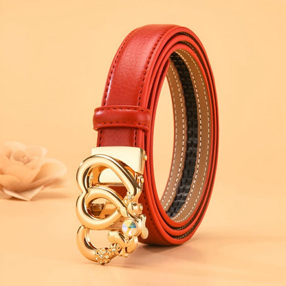 Belt In Leather TO Buckle Coeur For Women Model Inder by Zictor