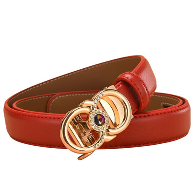 Belt With Gold Buckle And Strass - Model Esra