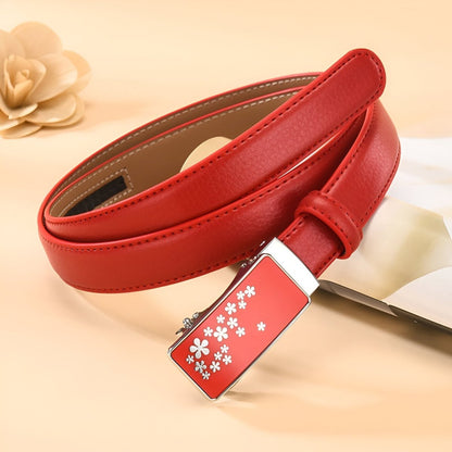 Belt In Leather With Buckle Fleurie Model Nhi by Zictor