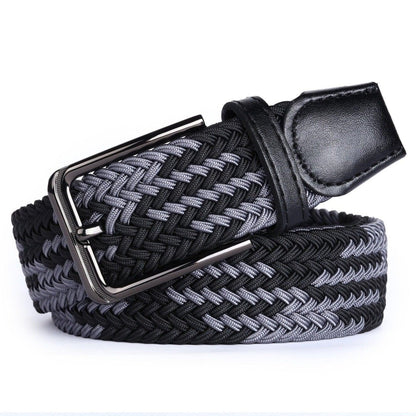 Belt braided elastic for men, model Ellerey - Zictor