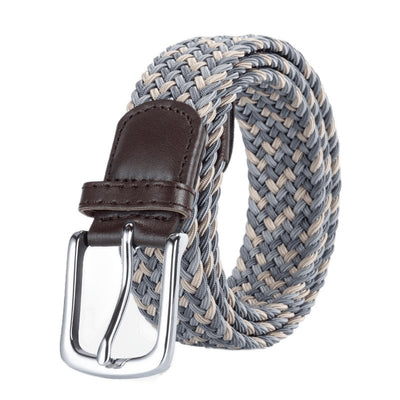 Casual Woven Braided Elastic Belt For Men - Model Ifeanyi