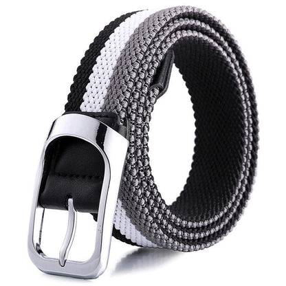 Belt braided elastic for men, model Ilay - Zictor