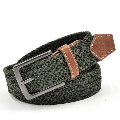 Belt braided elastic for men, model Jiho - Zictor