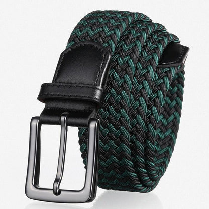 Belt braided elastic for men, model Lynseee - Zictor