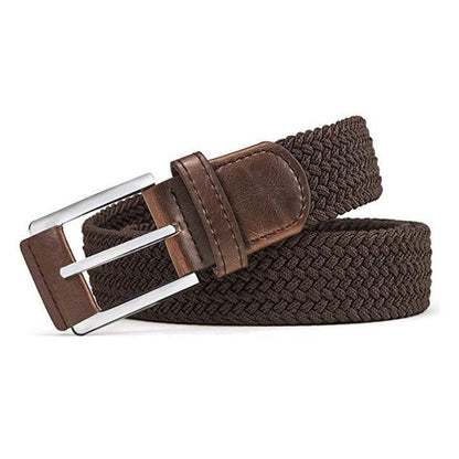 Belt braided elastic for men, model Marleiy - Zictor