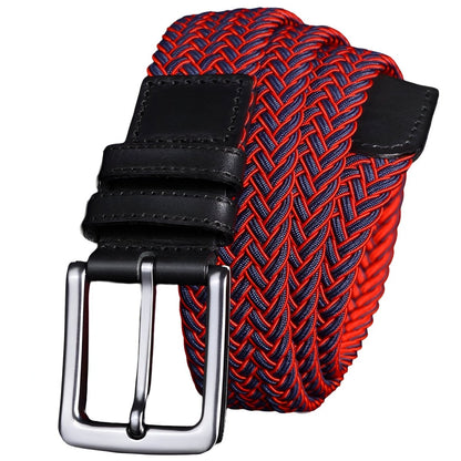 Belt braided elastic for men, model Monroe - Zictor