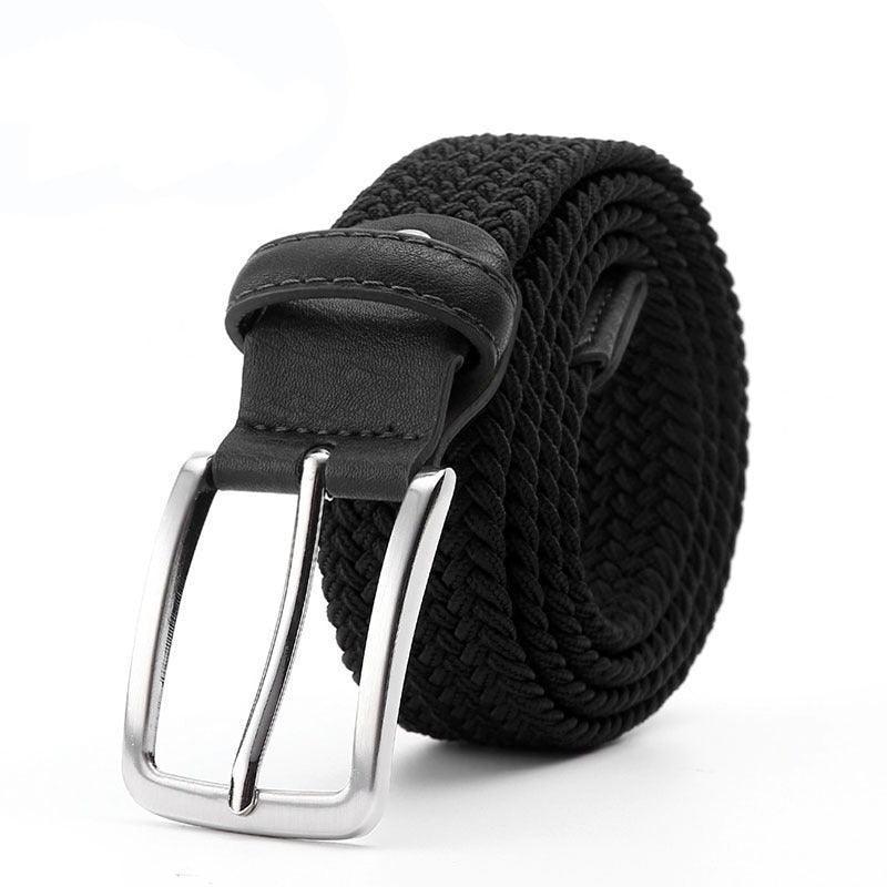 Belt braided elastic for men, model Qin - Zictor