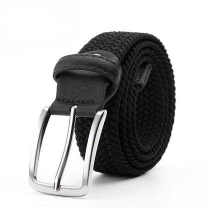 Belt braided elastic for men, model Qin - Zictor