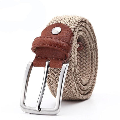 Belt braided elastic for men, model Qin - Zictor