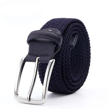 Belt braided elastic for men, model Qin - Zictor